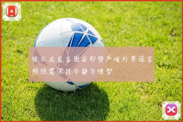 徐云龙直言国安形势严峻外界谣言频现需保持冷静与理智