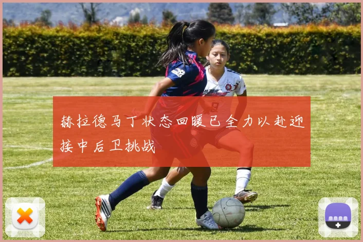 赫拉德马丁状态回暖已全力以赴迎接中后卫挑战